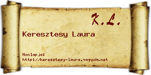 Keresztesy Laura névjegykártya
